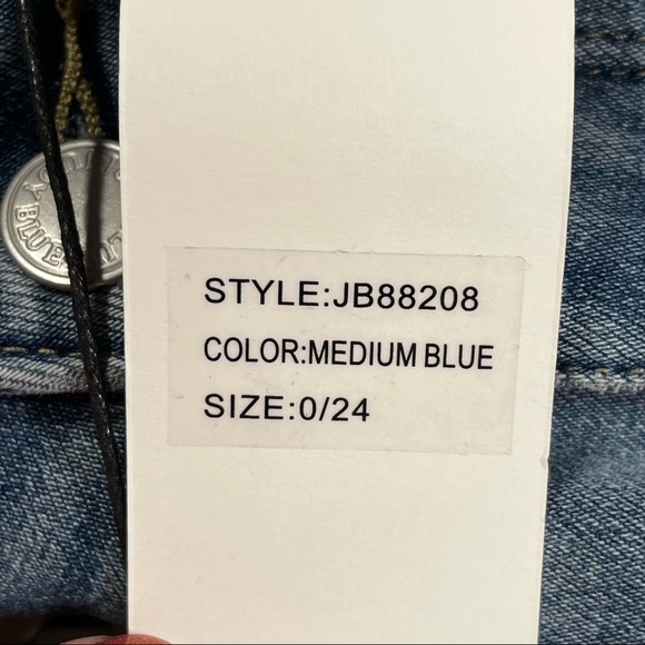 NWT Judy Blue Therma Denim Boyfriend Fit High Waist Medium Wash Jeans Size 0 - Picture 13 of 16